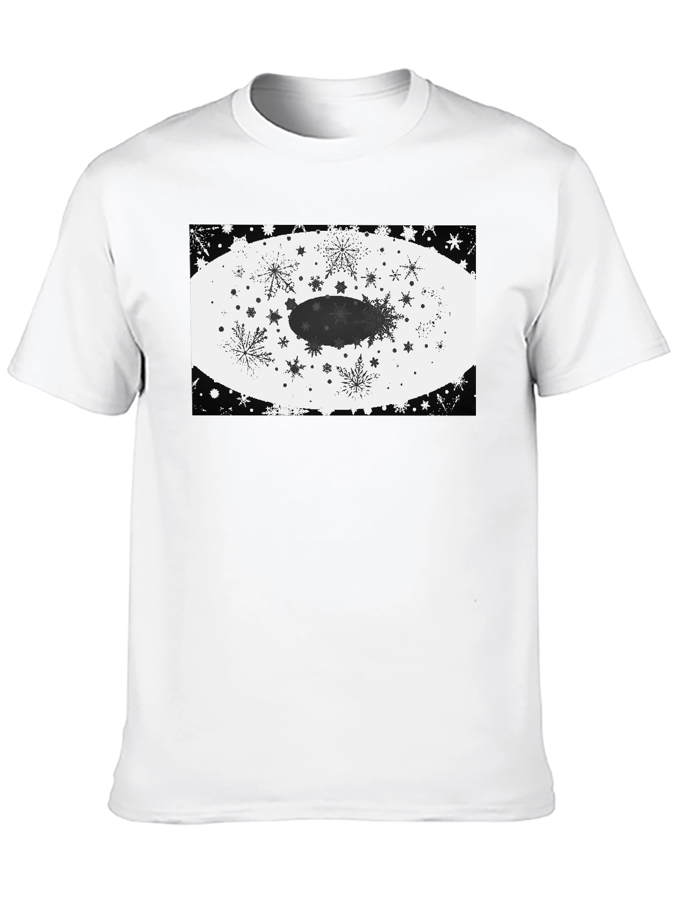 Snowflake Zeppelin Graphic Tee - Stylish Cotton Shirt