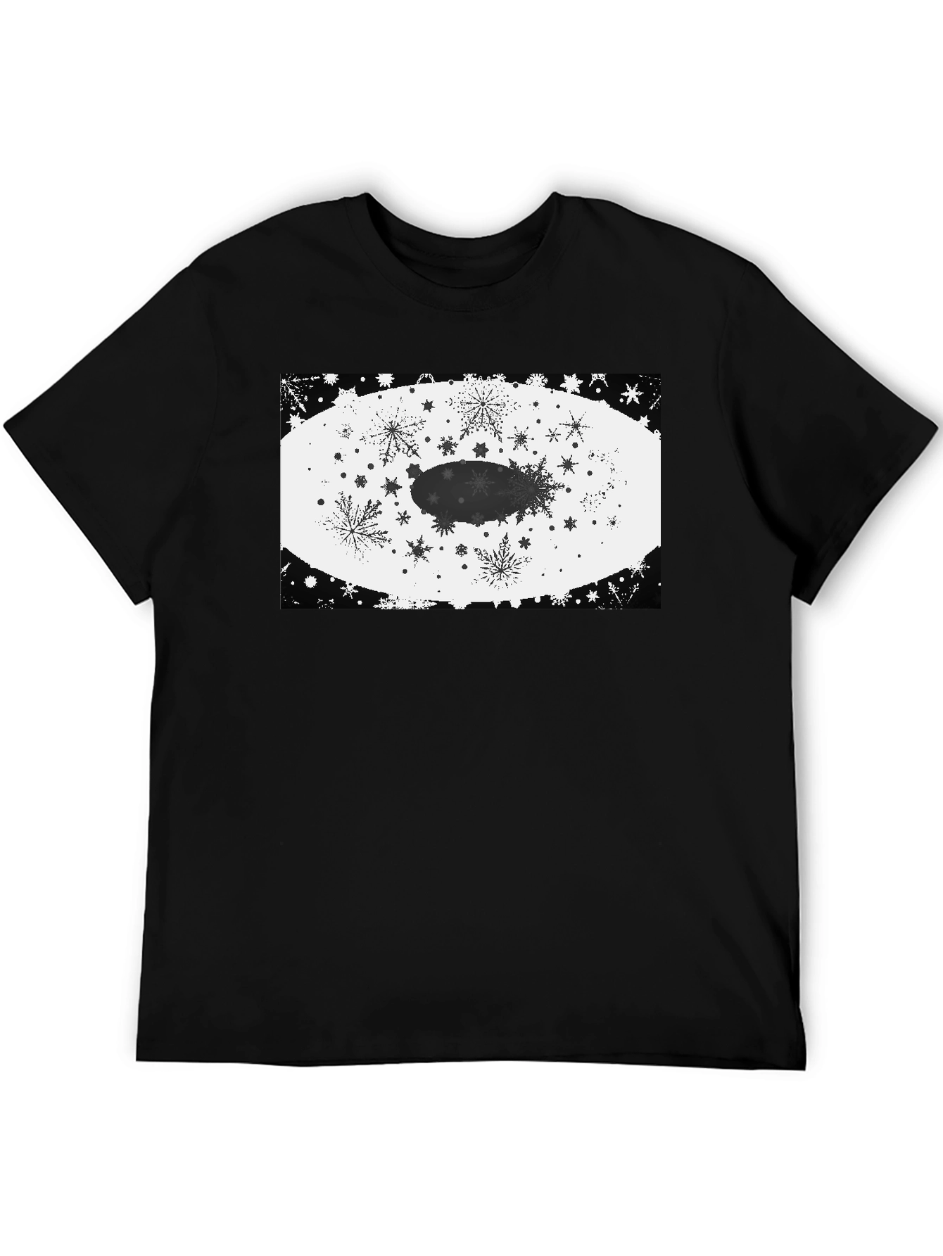 Snowflake Zeppelin Graphic Tee - Stylish Cotton Shirt