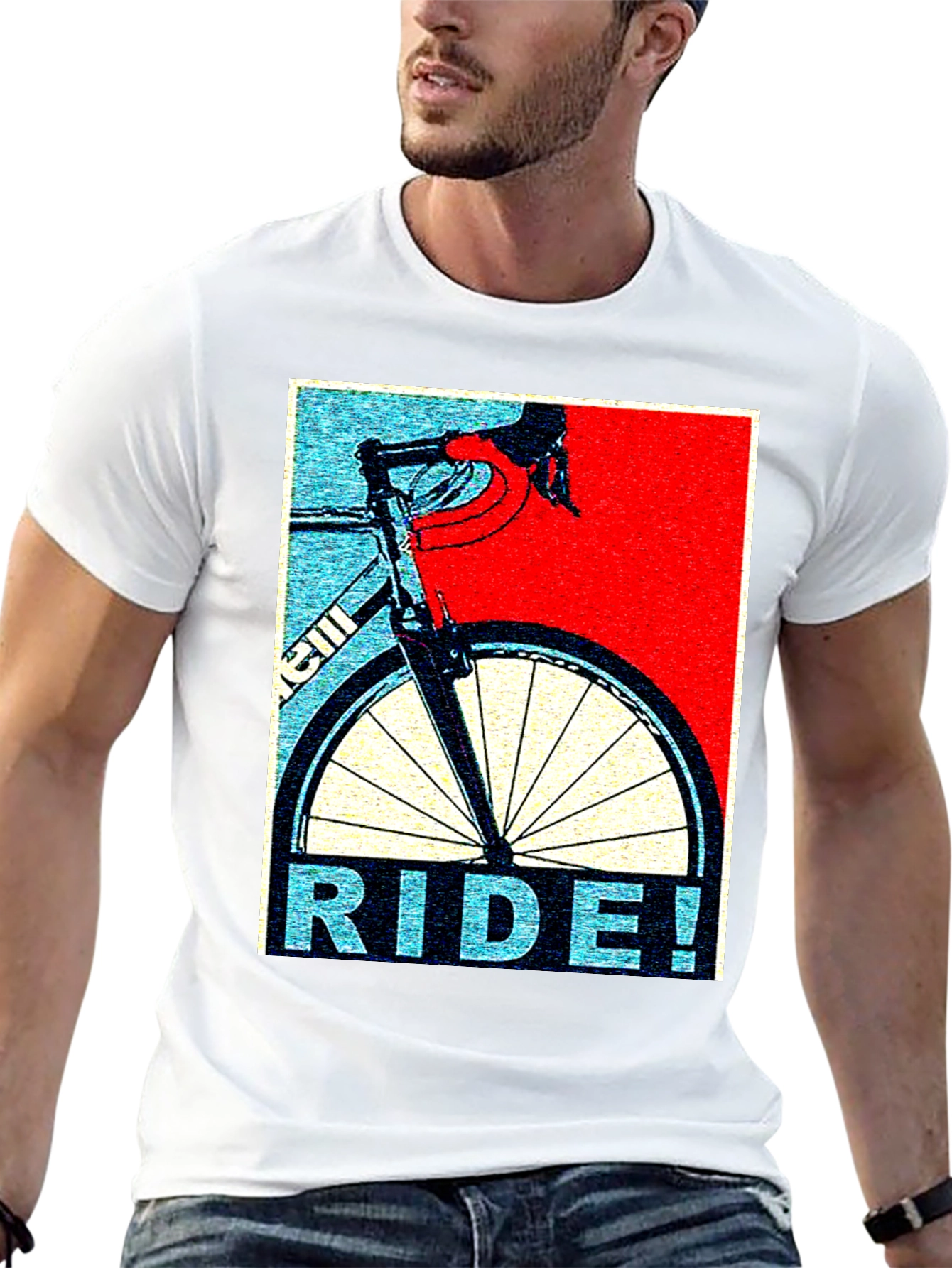 Ride! Bike Graphic T-Shirt - Cycle Enthusiast Tee