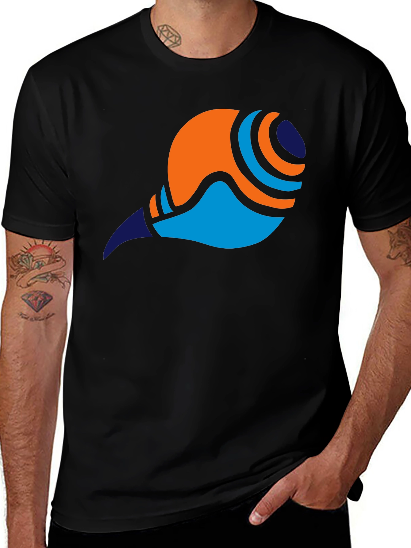 Abstract Graphic Tee - Modern Artistic Design