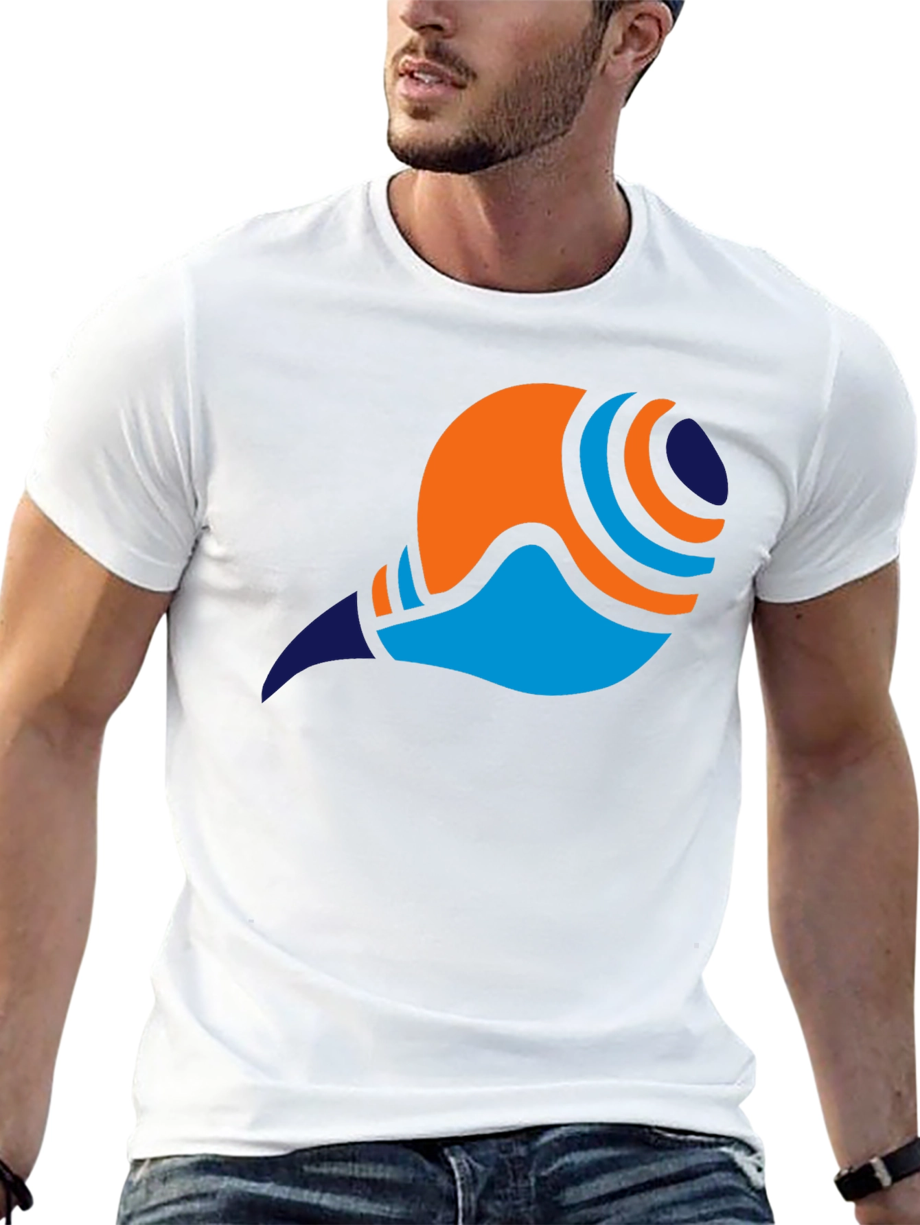 Abstract Graphic Tee - Modern Artistic Design