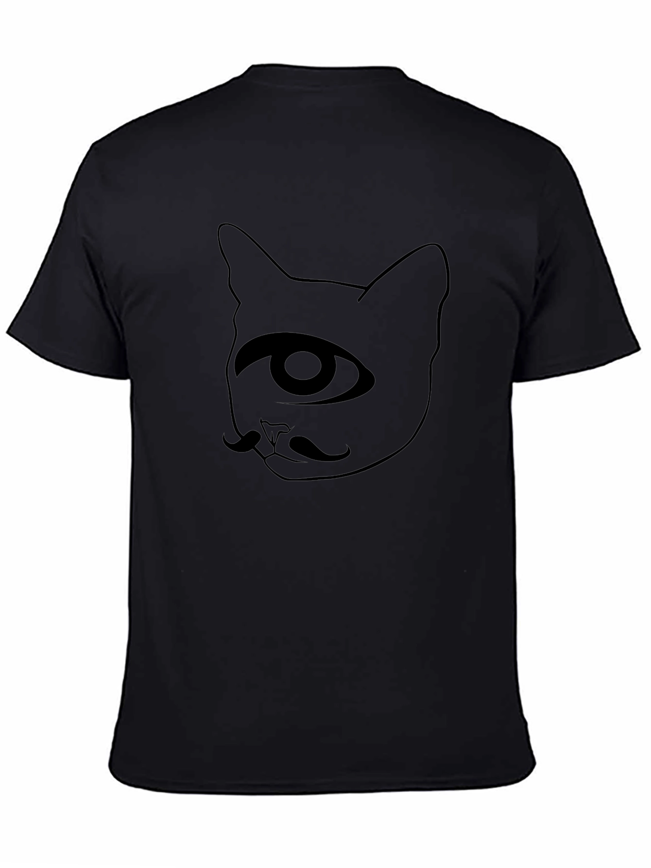 Mystic Cat T-Shirt - Black Graphic Tee