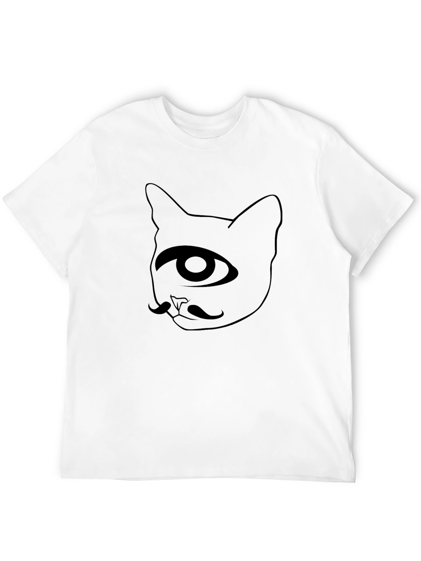 Mystic Cat T-Shirt - Black Graphic Tee