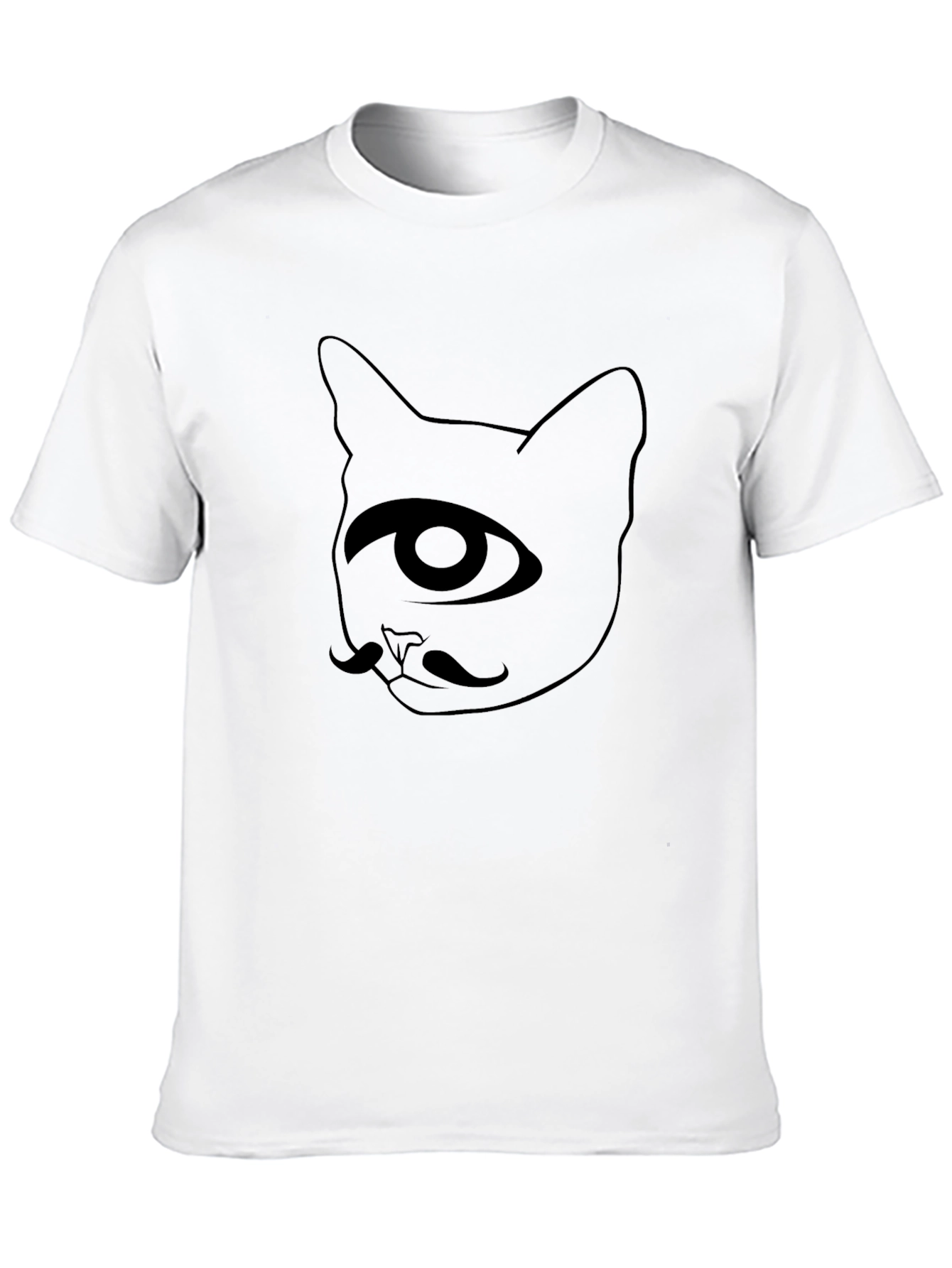 Mystic Cat T-Shirt - Black Graphic Tee