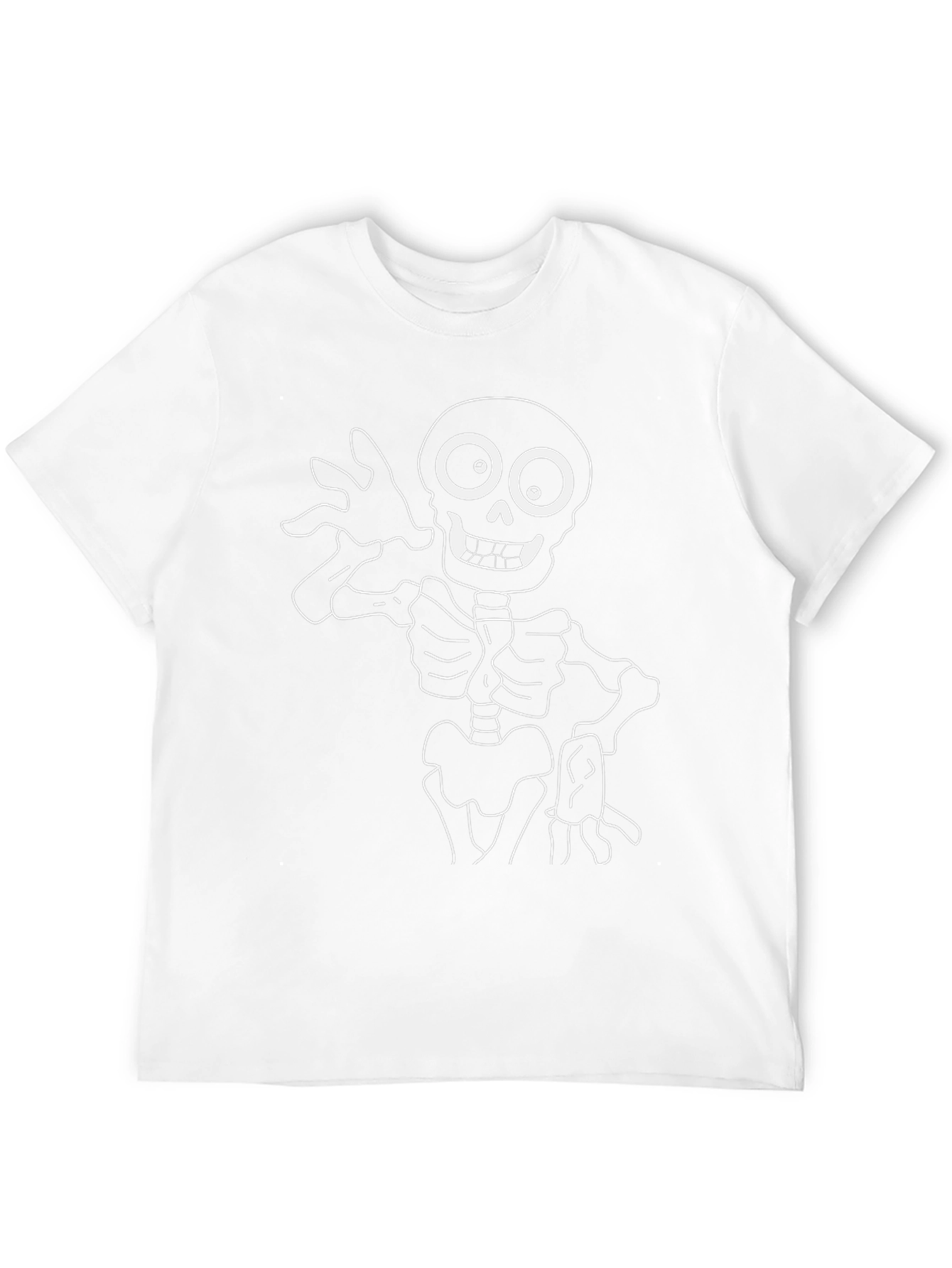 Skeleton Graphic Tee - Spooky Season Shirt