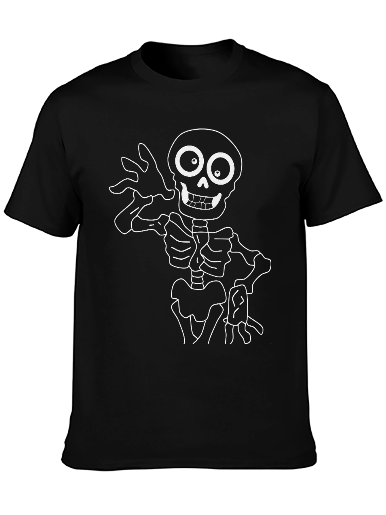 Skeleton Graphic Tee - Spooky Season Shirt
