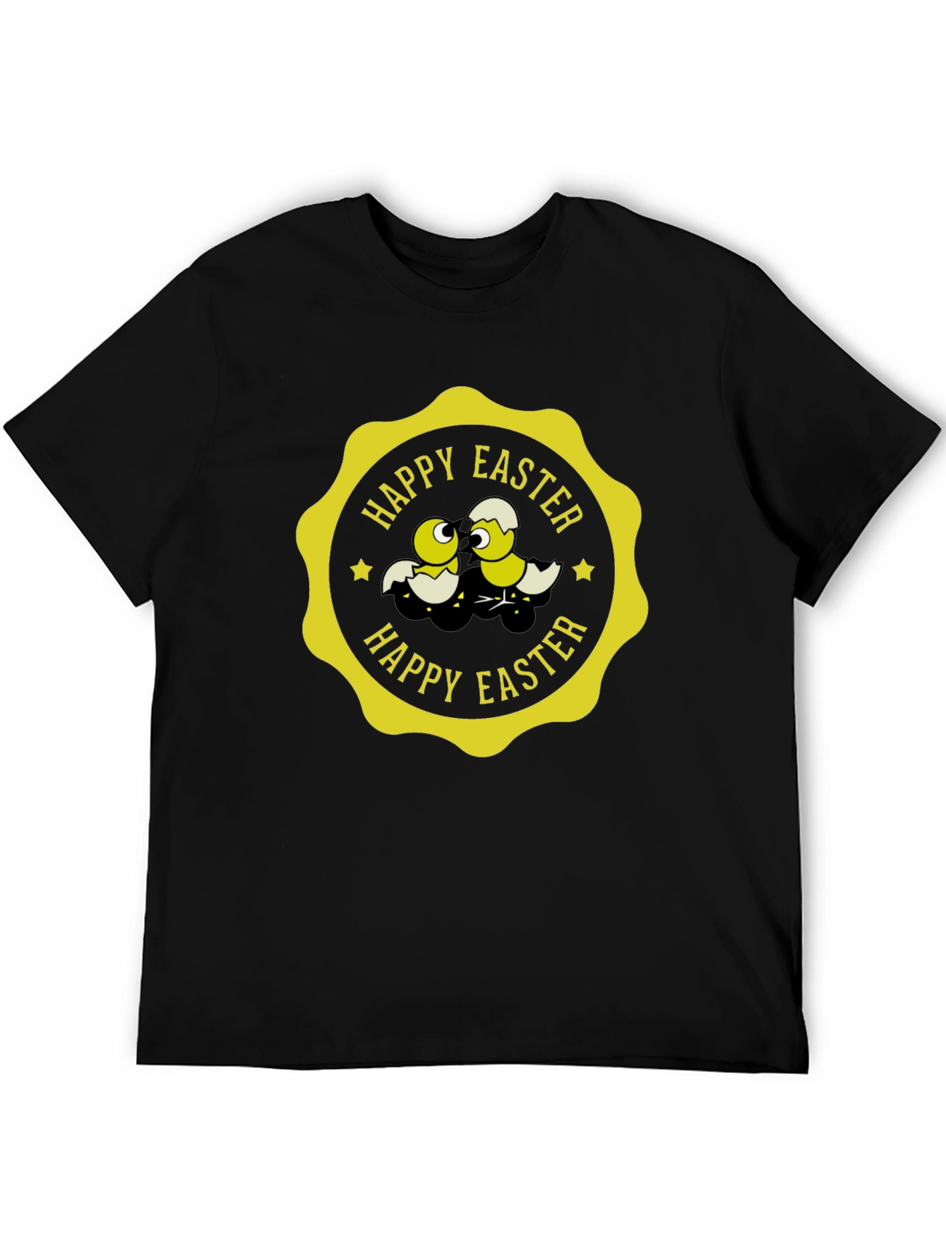 Happy Easter Chick T-Shirt - Novelty Holiday Tee