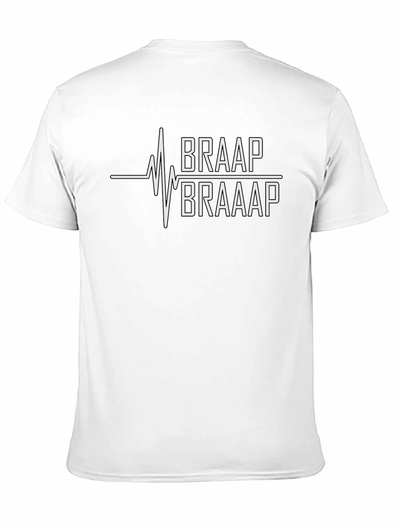 Braap Life T-Shirt - Motocross Heartbeat Tee