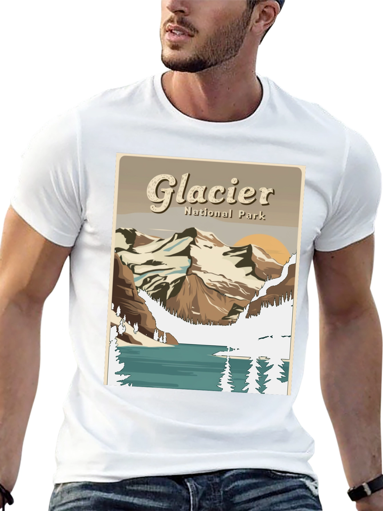 Glacier National Park Graphic Tee