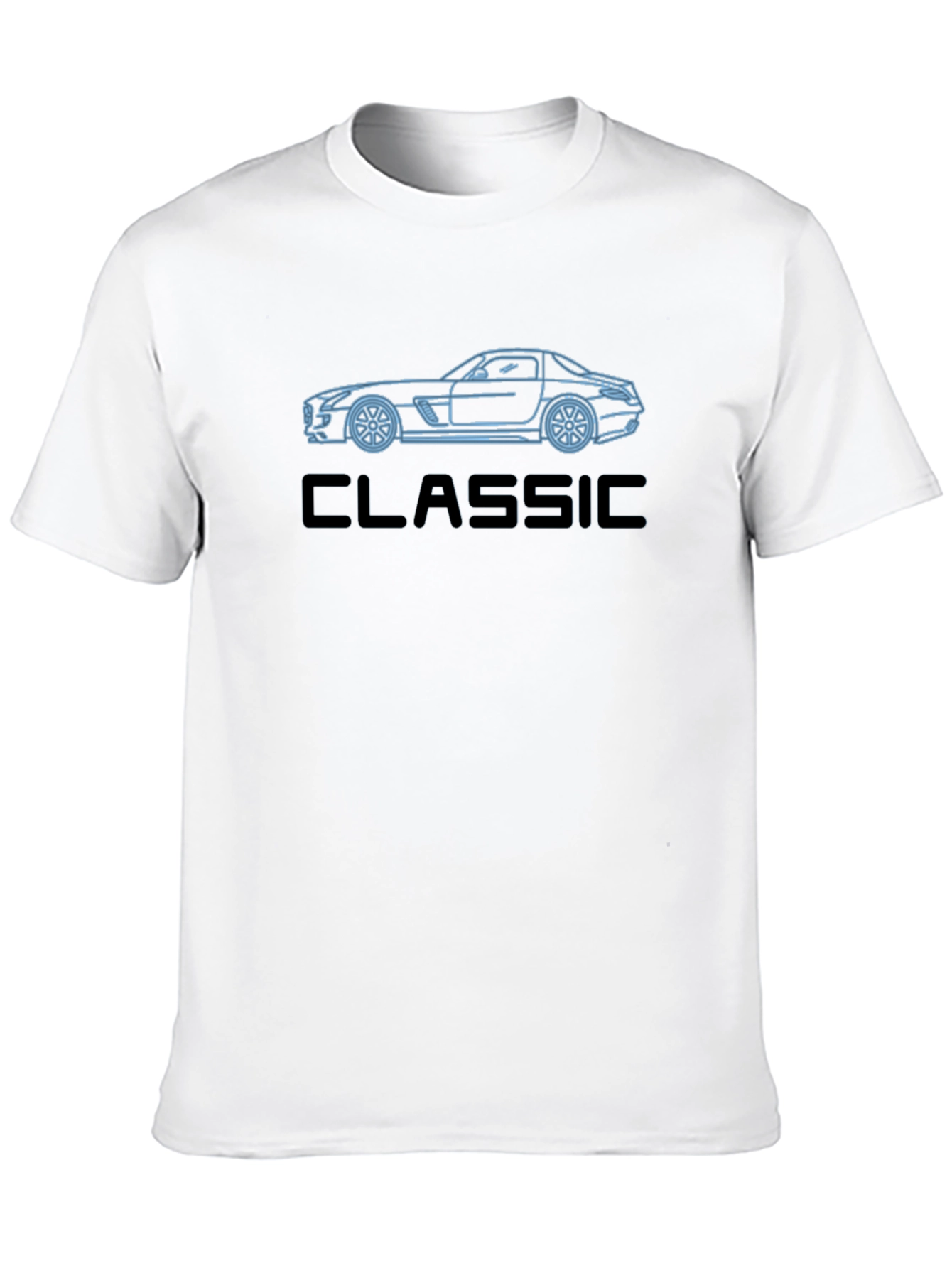 Classic Car Outline Tee - Stylish Automotive Shirt