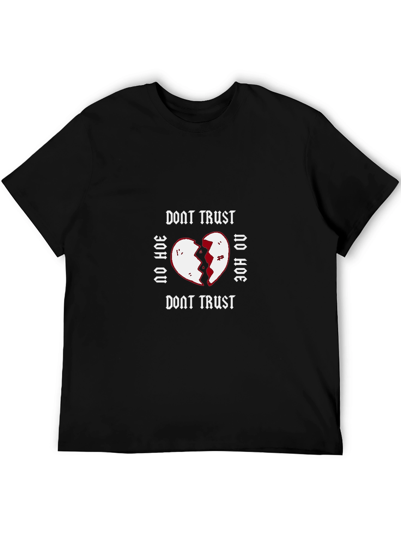Dont Trust No Hoe Graphic Tee - Black