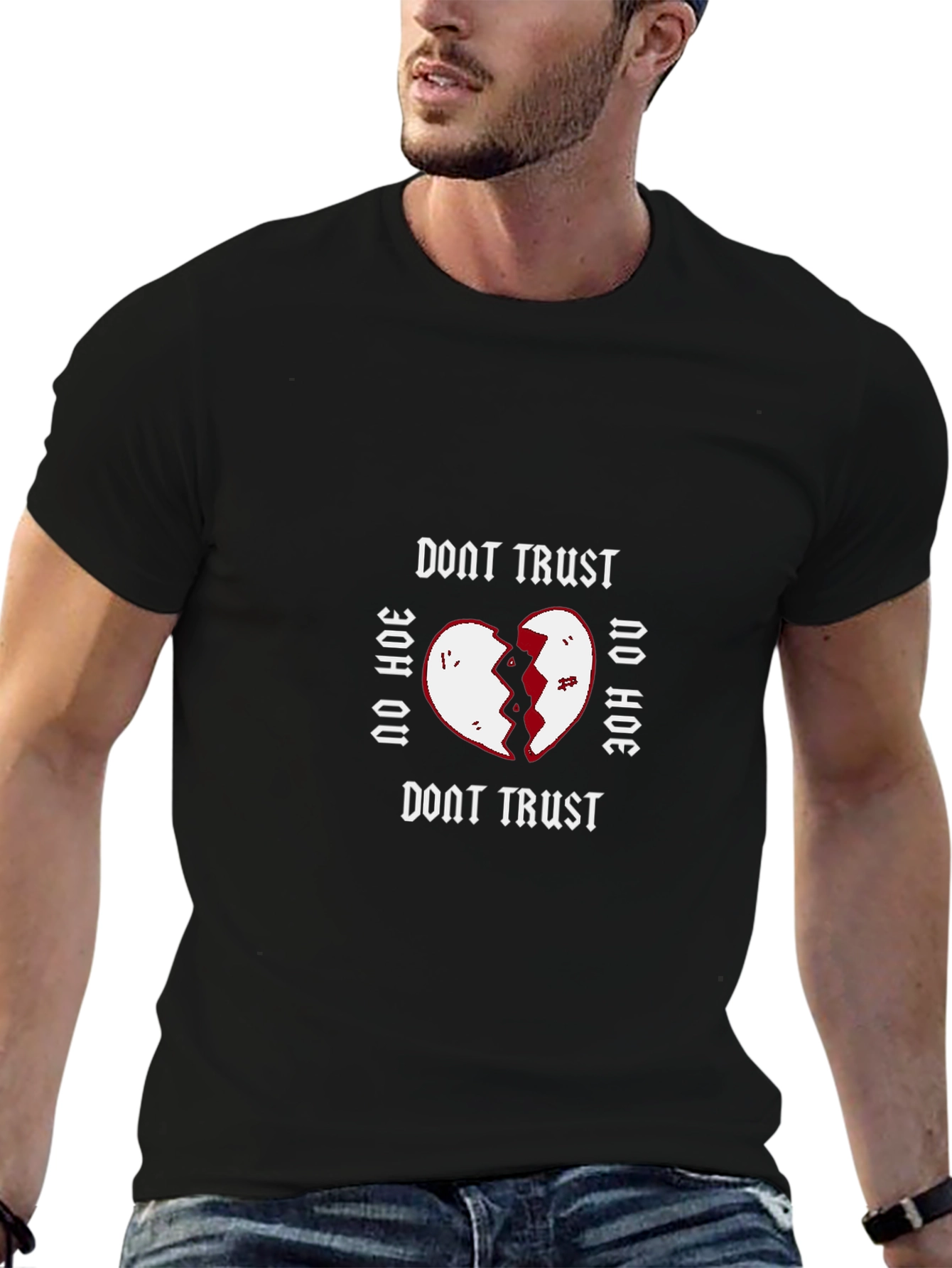 Dont Trust No Hoe Graphic Tee - Black