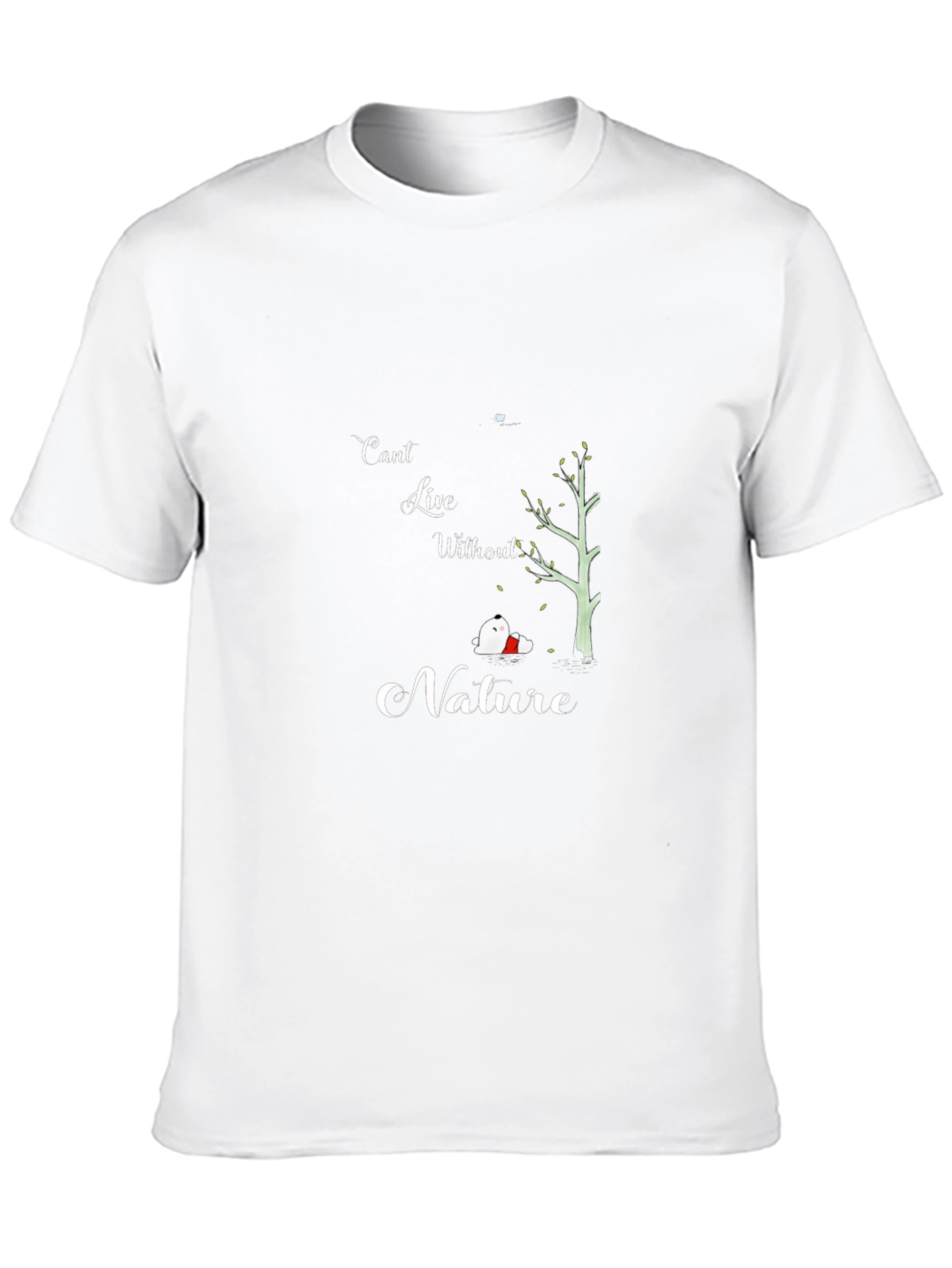 Nature Inspired Graphic Tee - Black