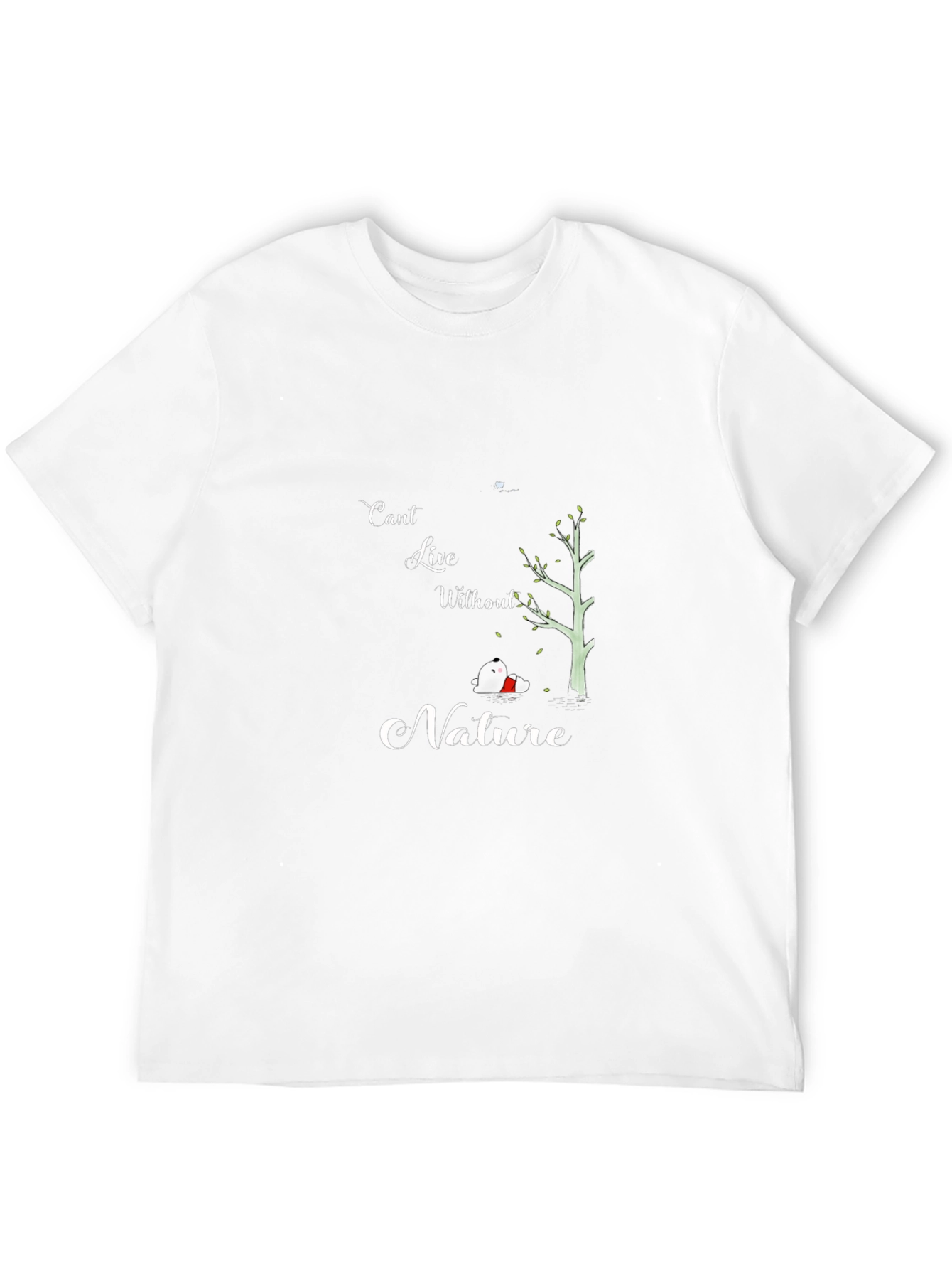 Nature Inspired Graphic Tee - Black