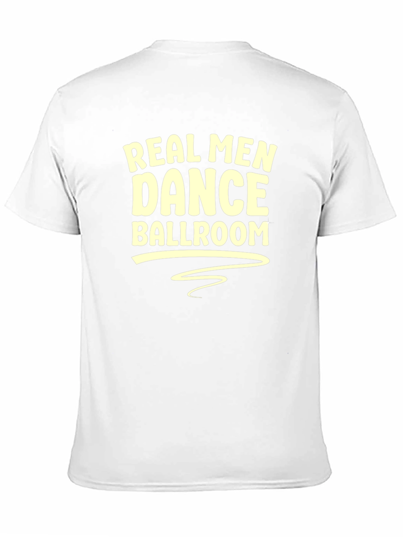 Real Men Dance Ballroom T-Shirt - Black Graphic Tee