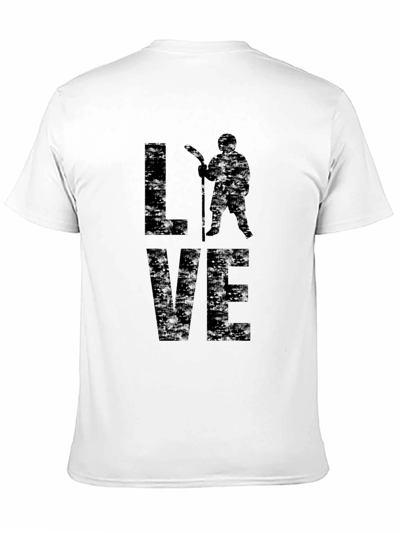 Love Hockey Graphic Tee - Black Unisex Shirt