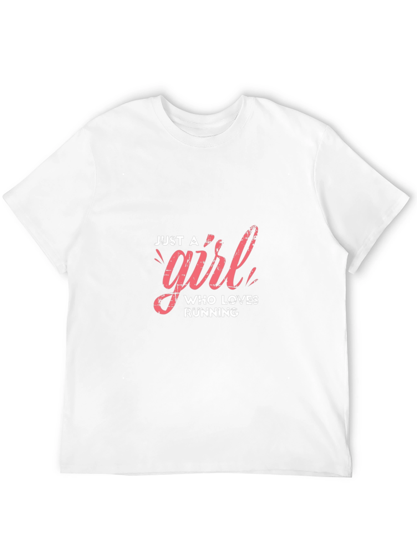 Just a Girl Who Loves Running T-Shirt