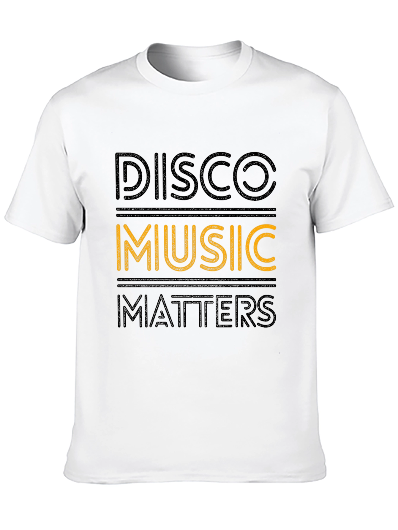Disco Music Matters Black Graphic Tee