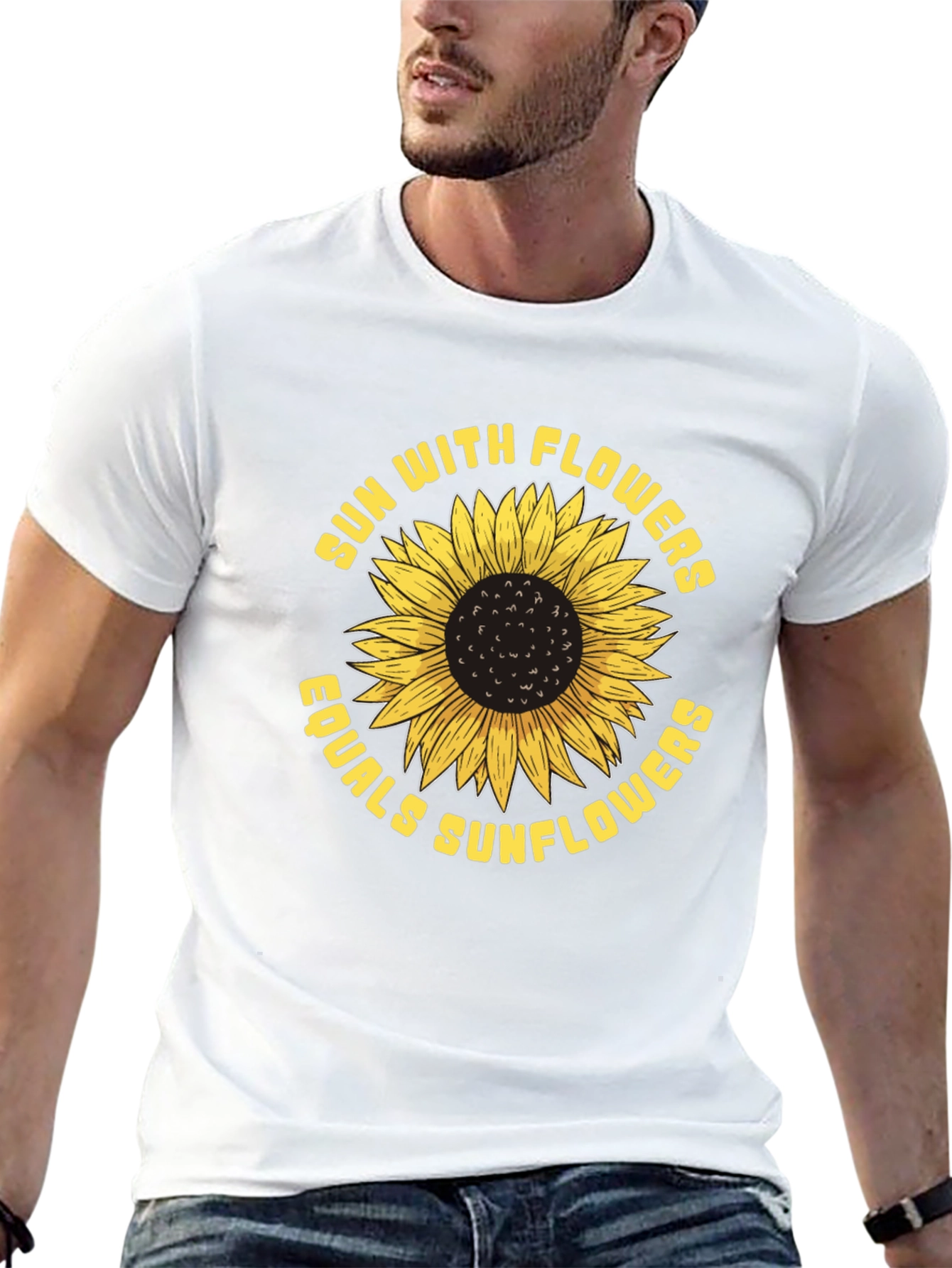 Sun With Flowers Equals Sunflowers T-Shirt
