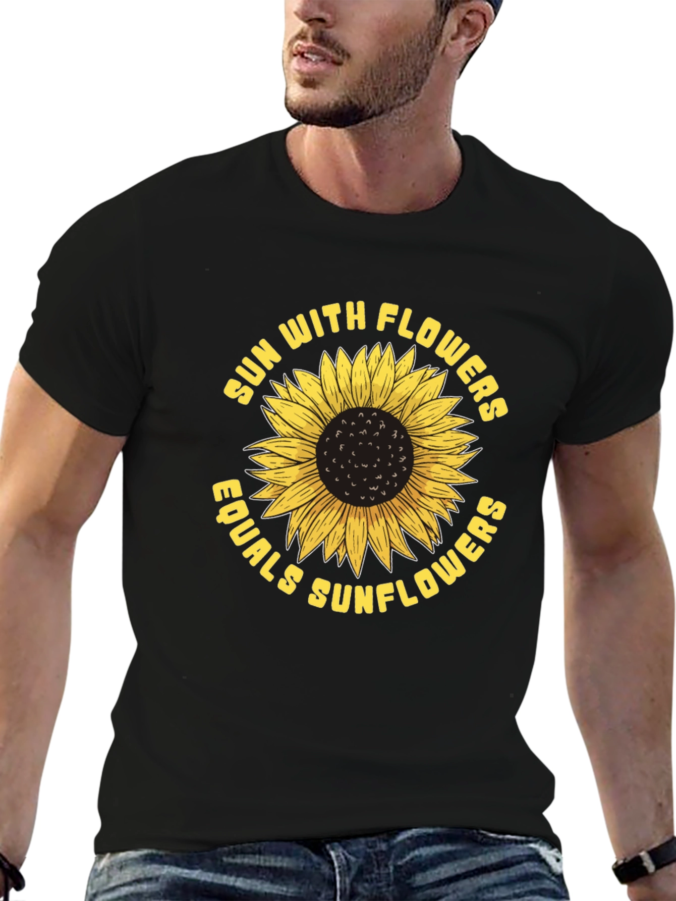 Sun With Flowers Equals Sunflowers T-Shirt