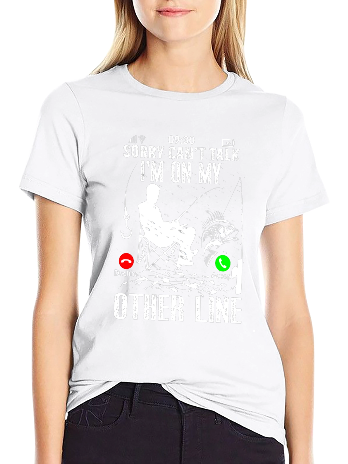 Fishing Lover T-Shirt: Sorry Cant Talk