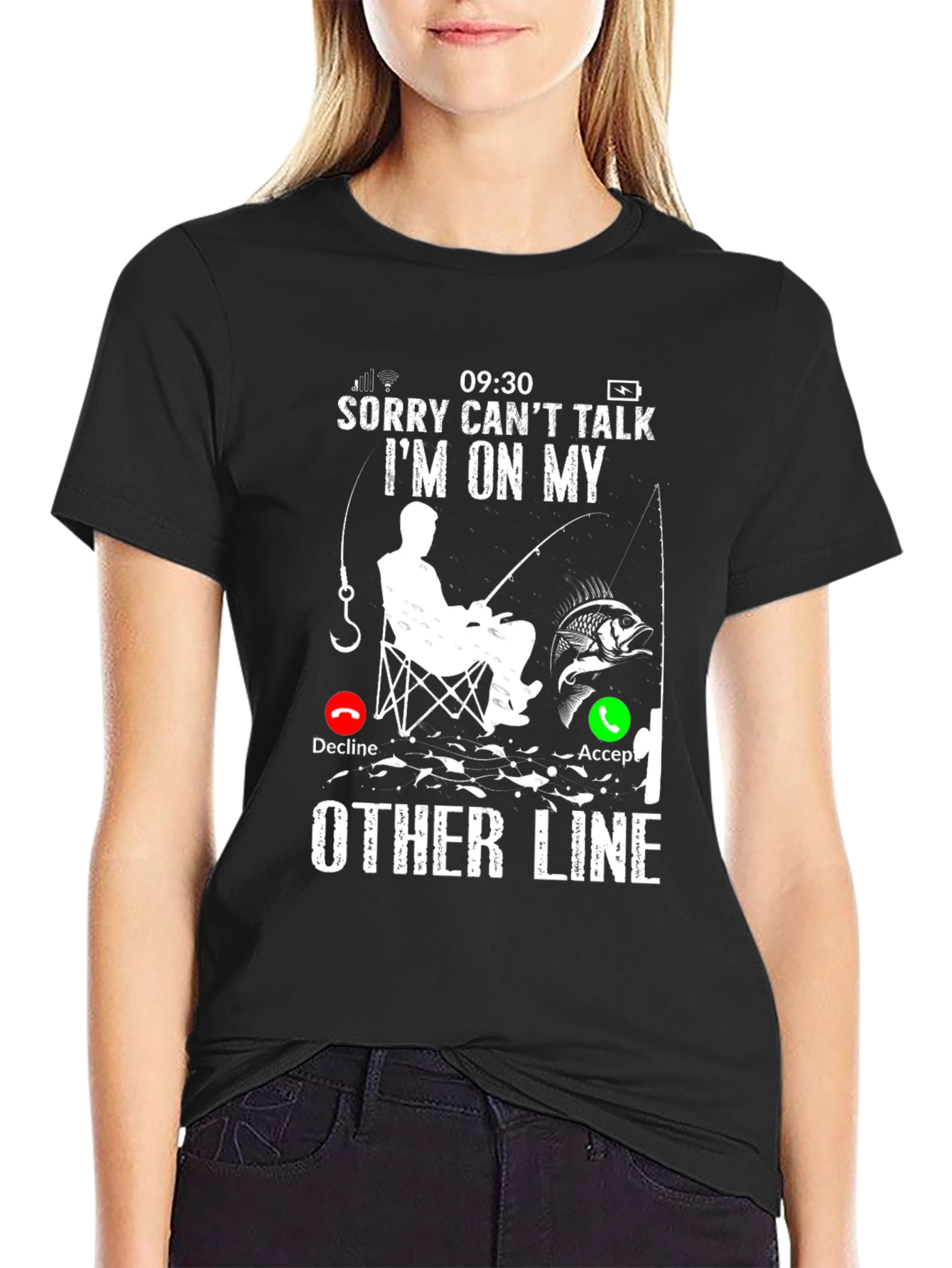 Fishing Lover T-Shirt: Sorry Cant Talk