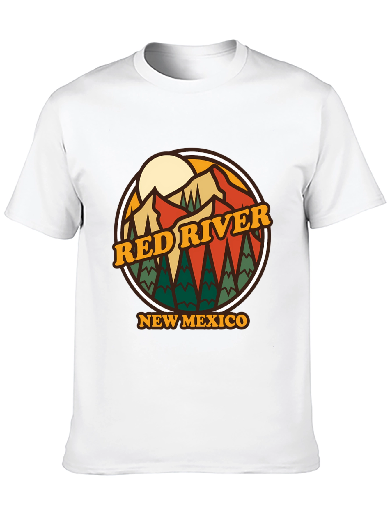 Red River New Mexico T-Shirt Retro Style Graphic Tee