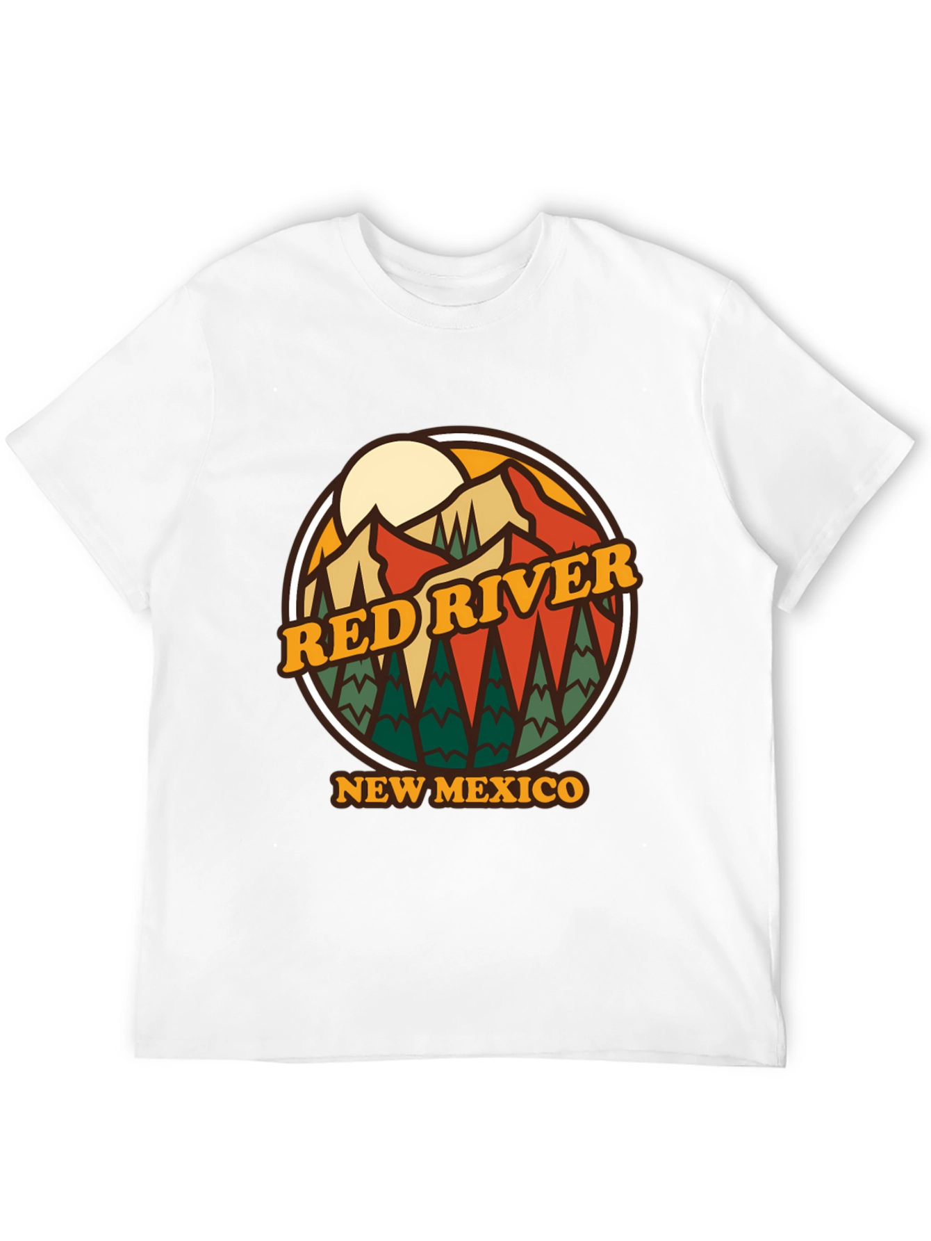 Red River New Mexico T-Shirt Retro Style Graphic Tee