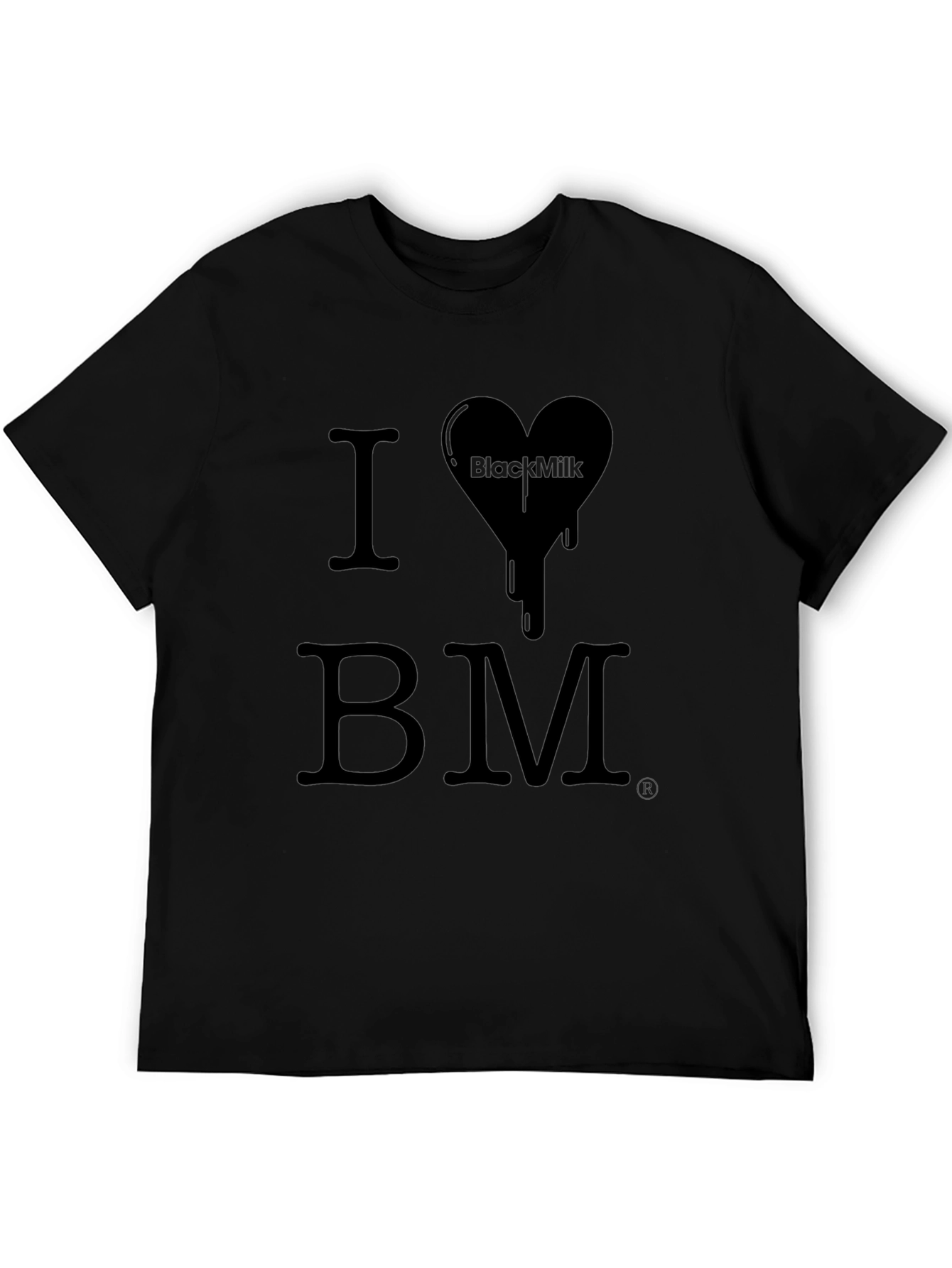 I Love BlackMilk T-Shirt - Black Graphic Tee