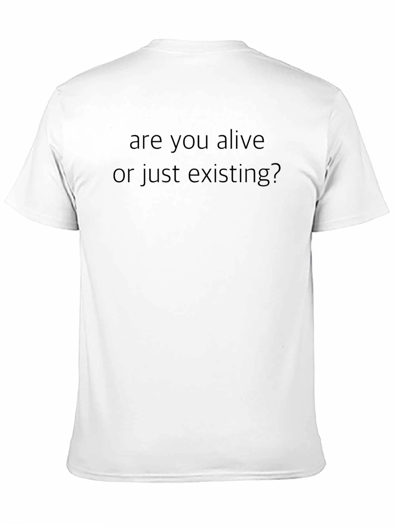 Existential Black T-Shirt - Are You Alive?