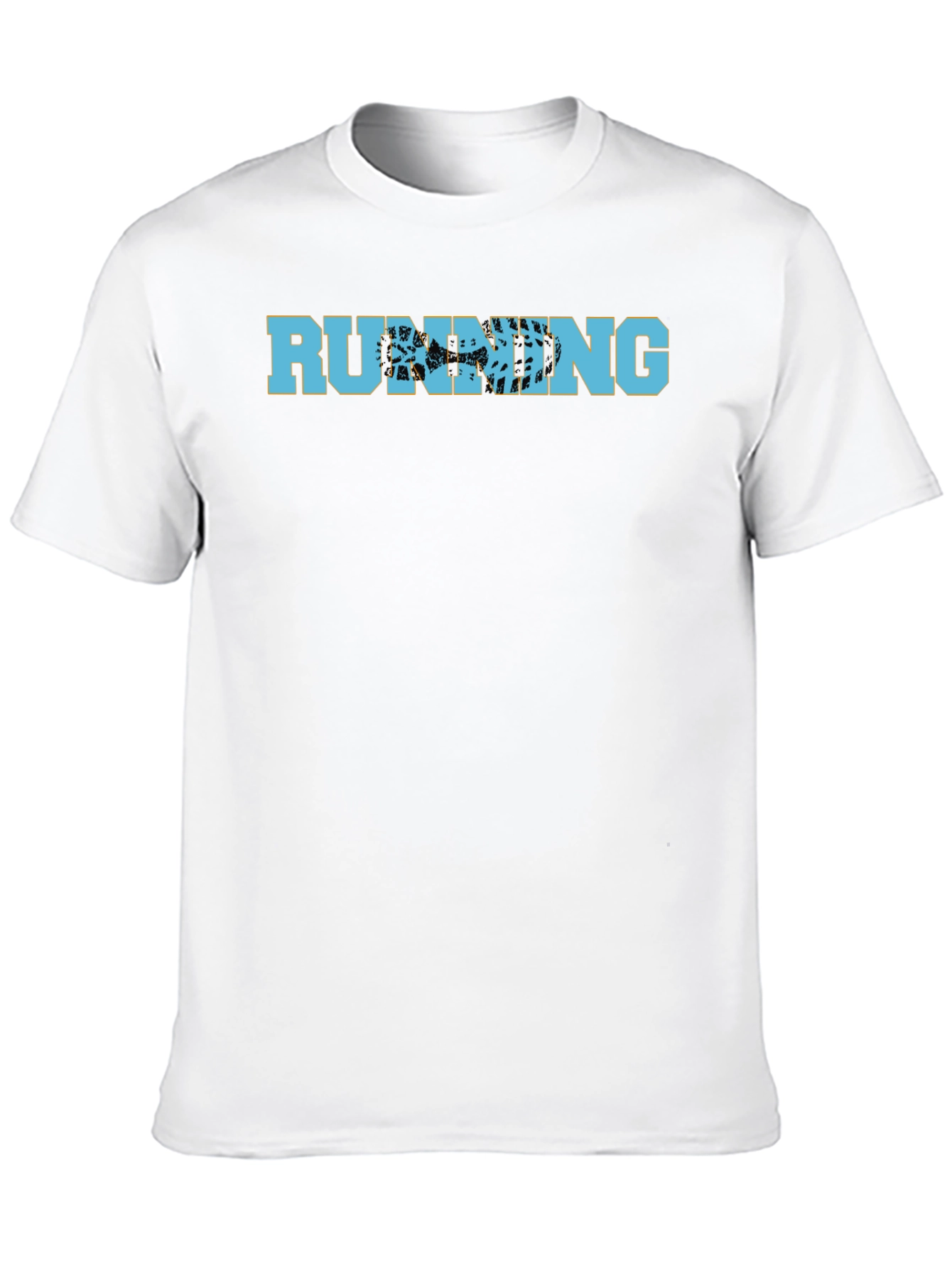 Running Trail Graphic T-Shirt - Black