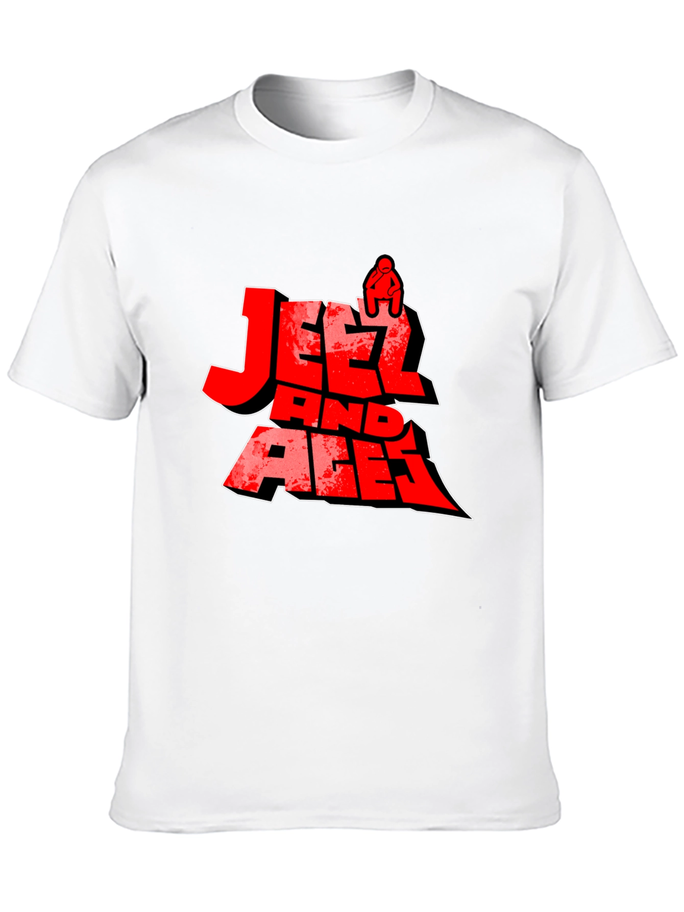Jeetz And Aces Black Graphic T-Shirt