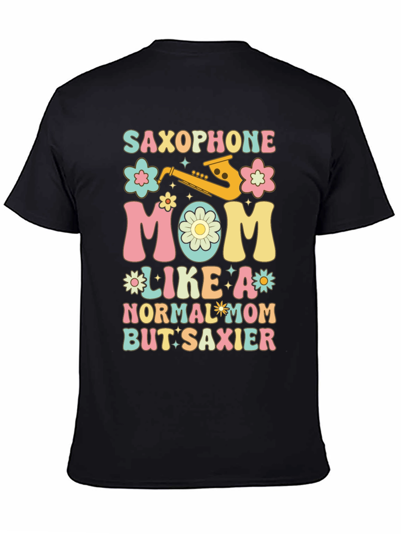 Saxophone Mom Graphic T-Shirt