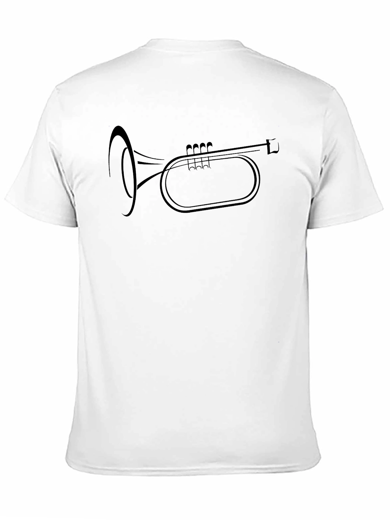Trumpet Graphic Tee - Stylish Musician T-Shirt