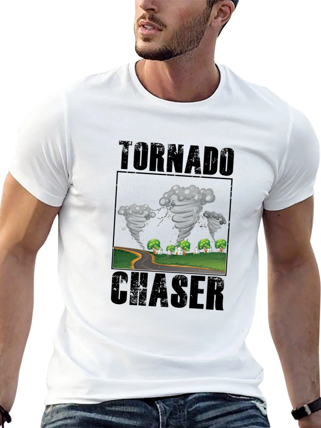 Tornado Chaser Graphic T-Shirt - Weather Enthusiast Tee