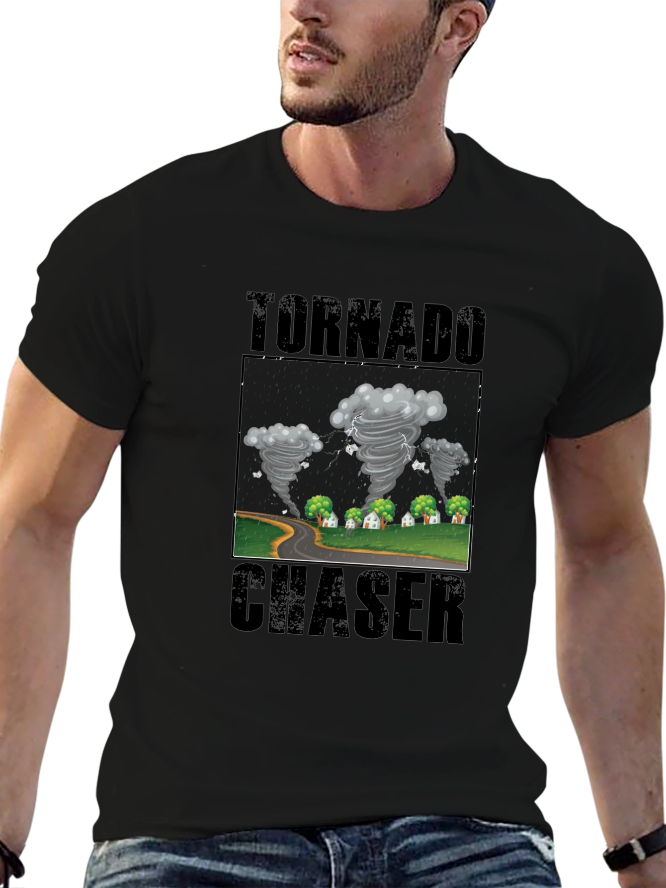 Tornado Chaser Graphic T-Shirt - Weather Enthusiast Tee