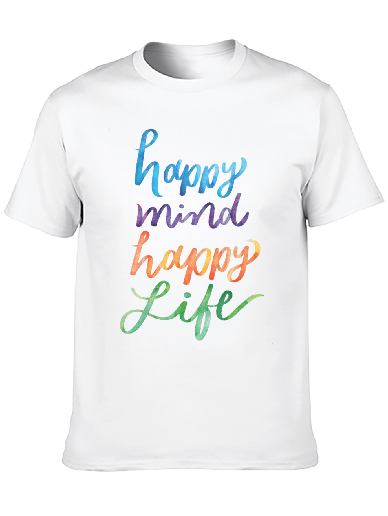 Happy Mind Happy Life Graphic Tee