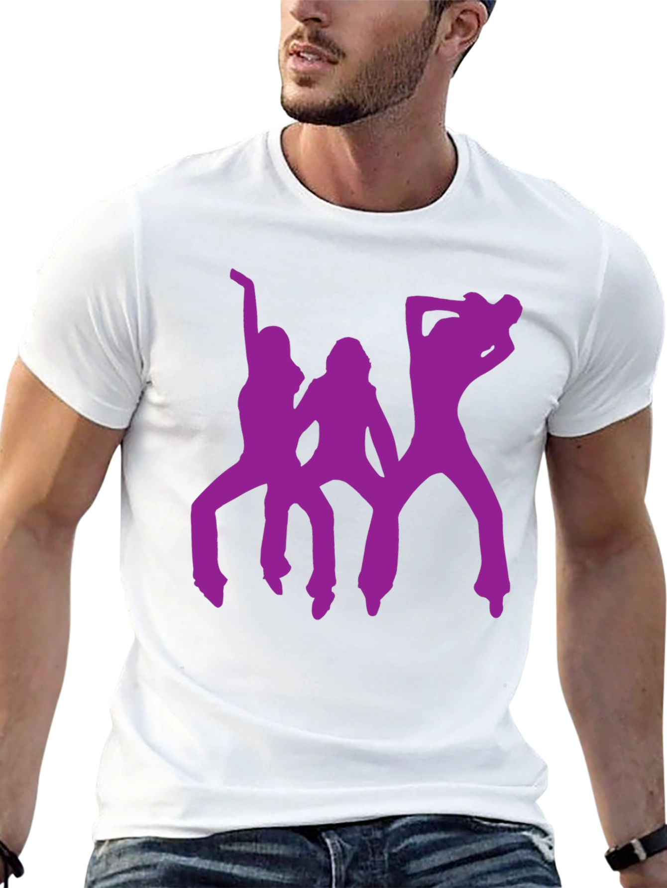 Retro Disco Silhouette T-Shirt