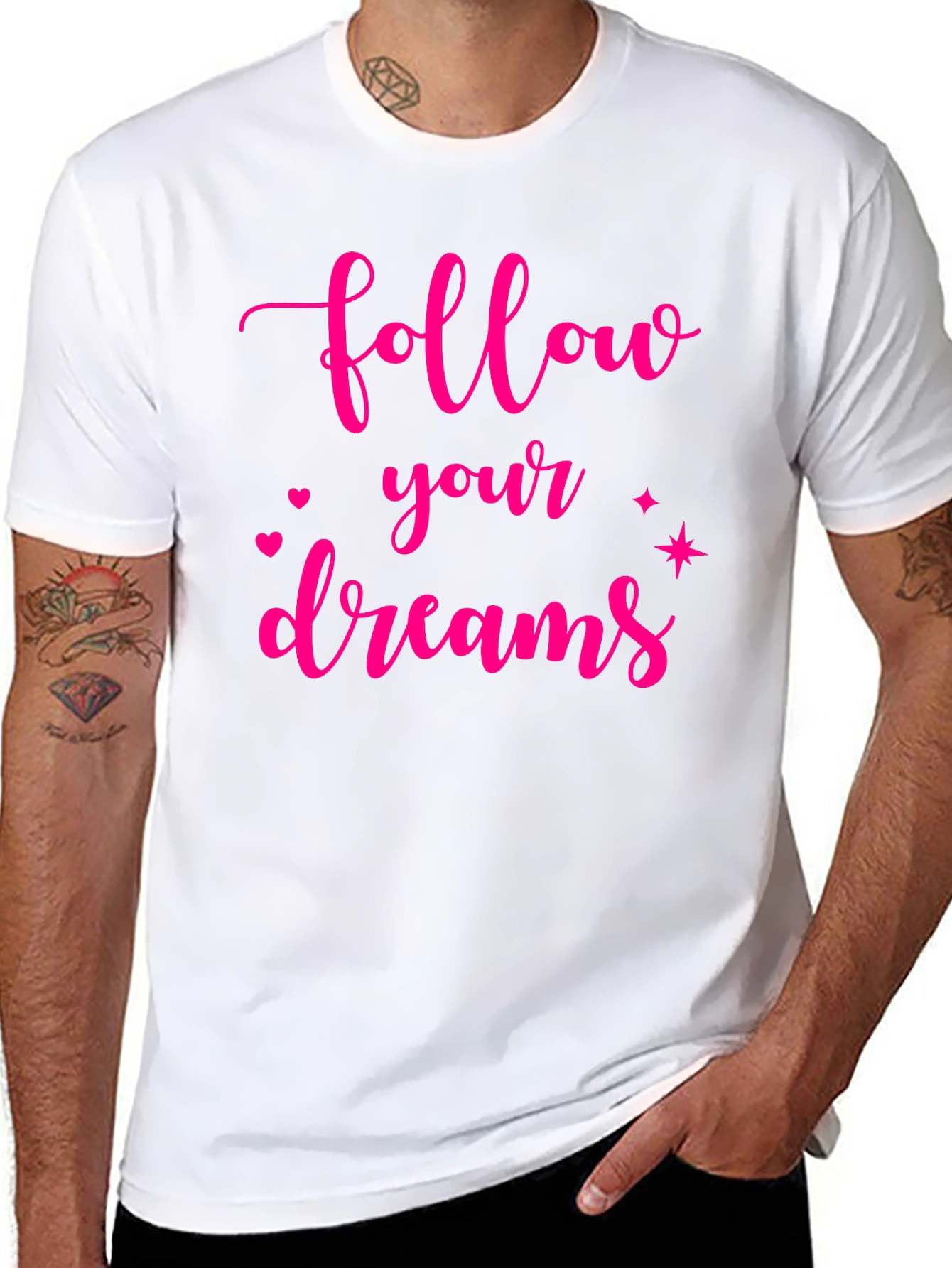 Follow Your Dreams Black T-Shirt