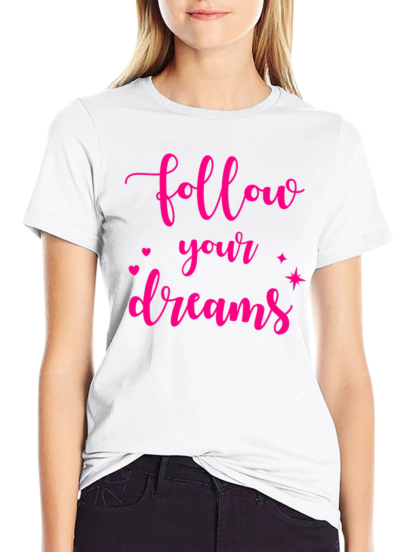 Follow Your Dreams Black T-Shirt