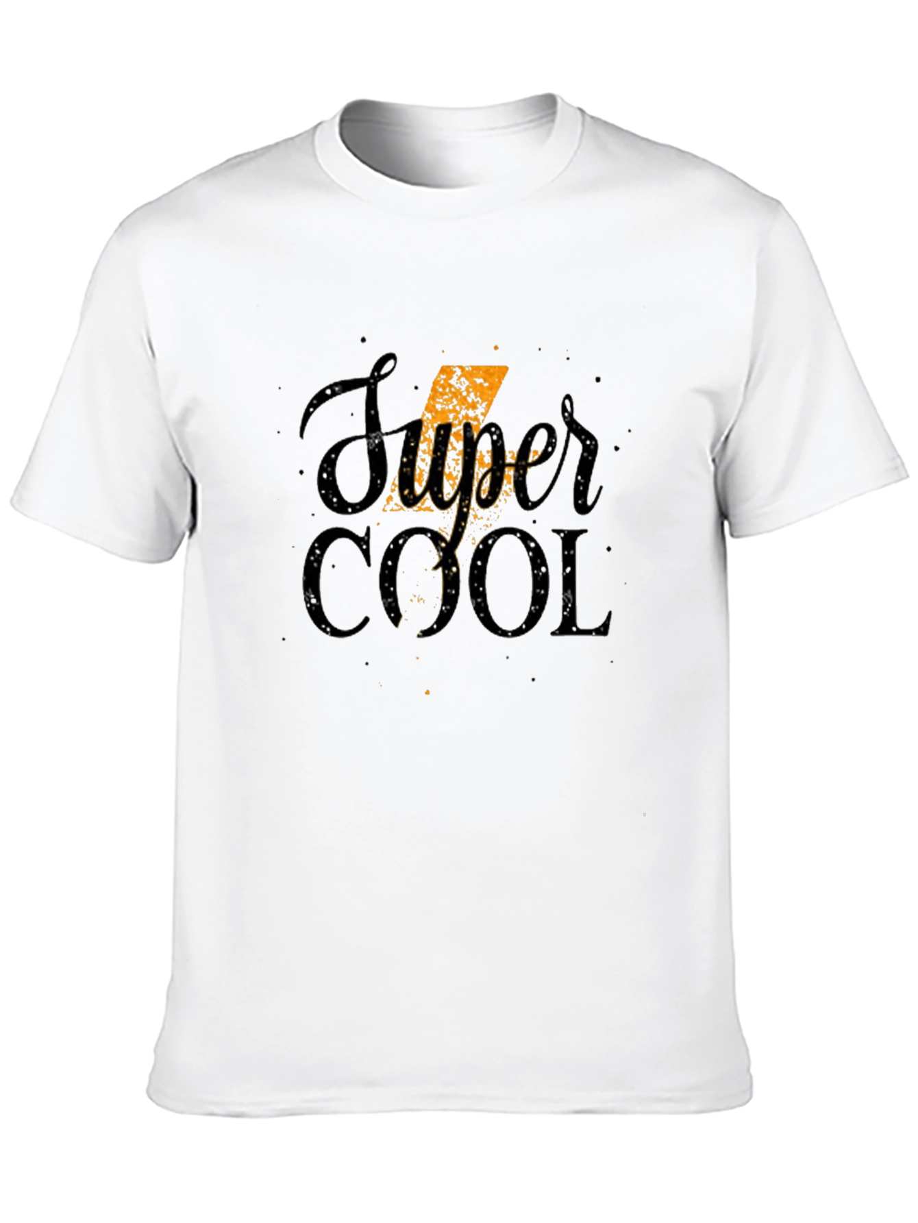 Super Cool Graphic Tee - Stylish Black T-Shirt