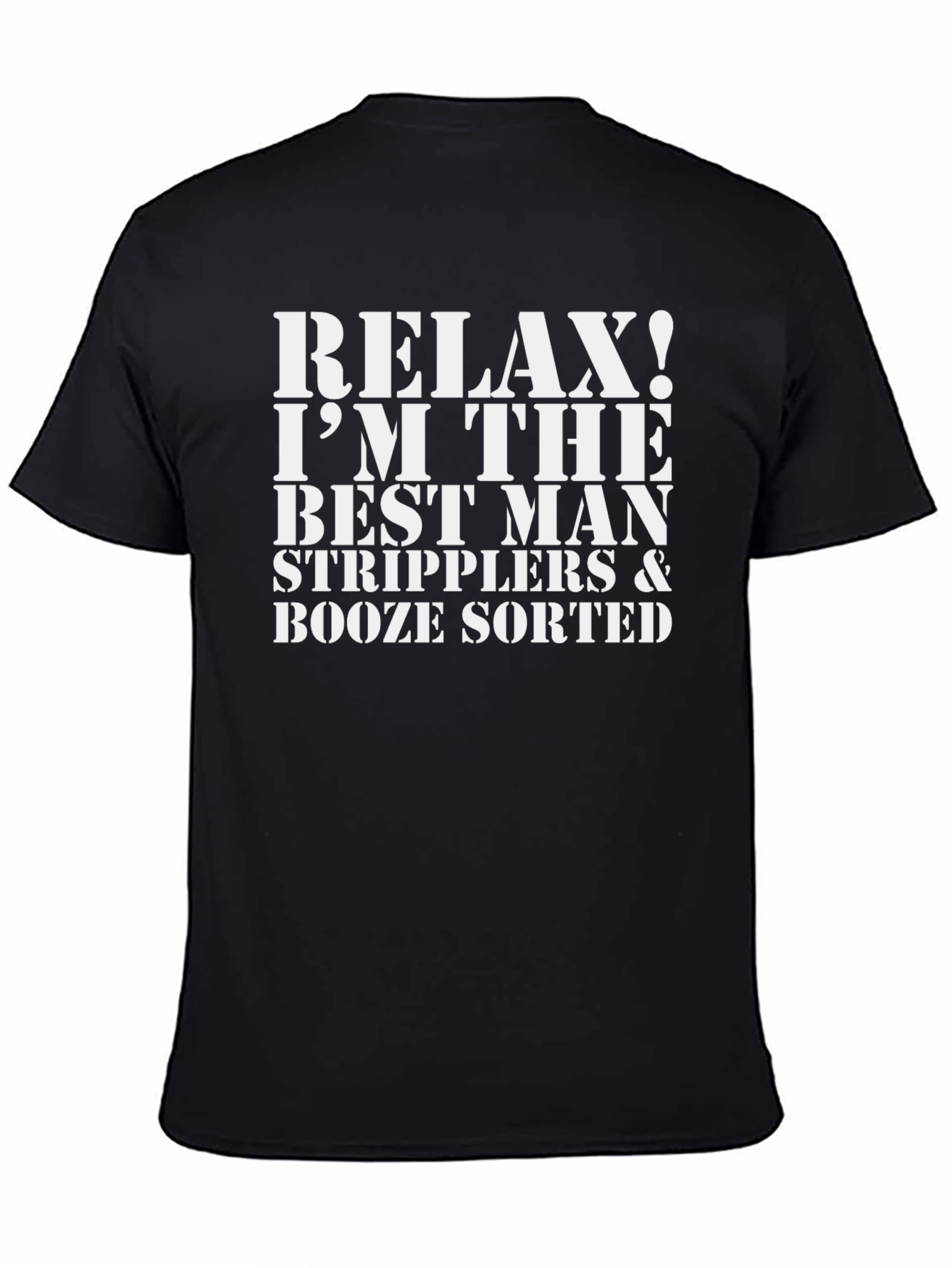 Relax! Im The Best Man T-Shirt - Party Ready