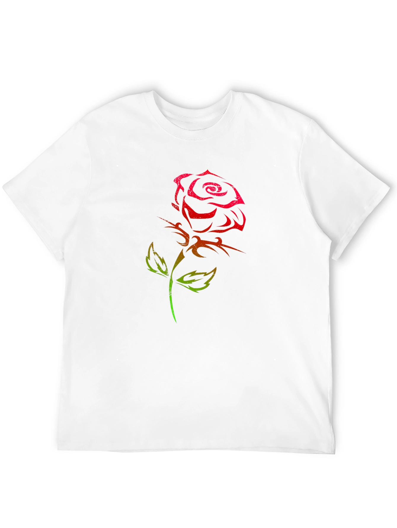 Rose Tattoo Graphic Black T-Shirt