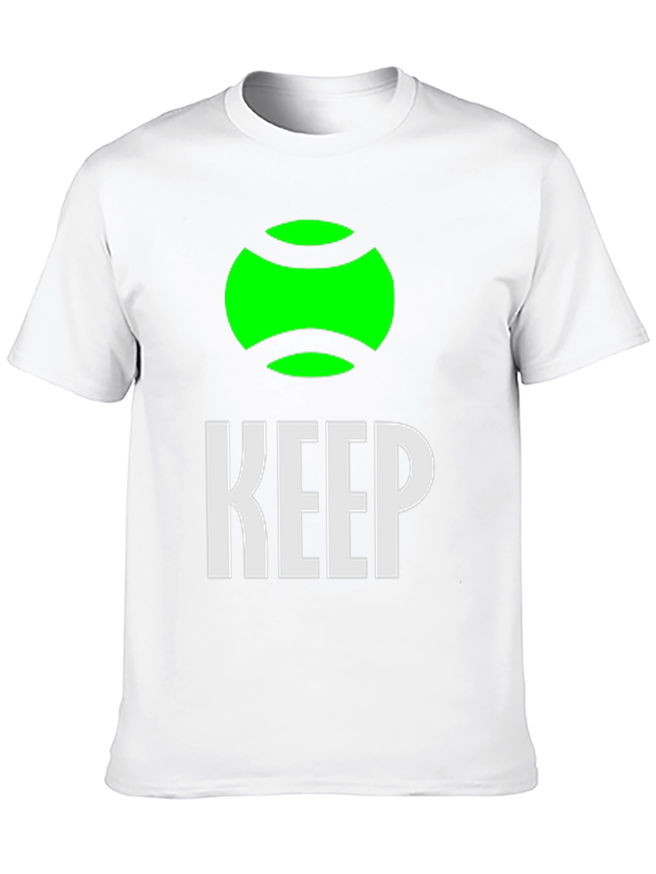Keep Tennis Graphic T-Shirt - Sporty Style
