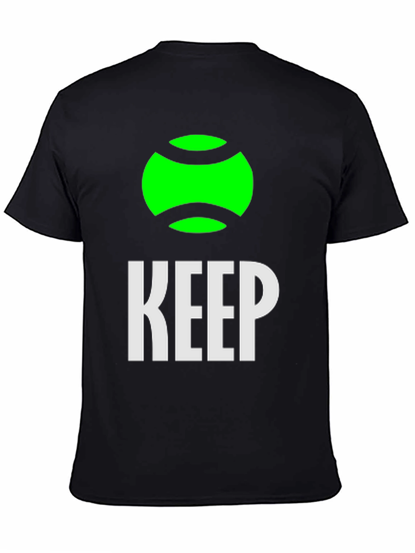 Keep Tennis Graphic T-Shirt - Sporty Style