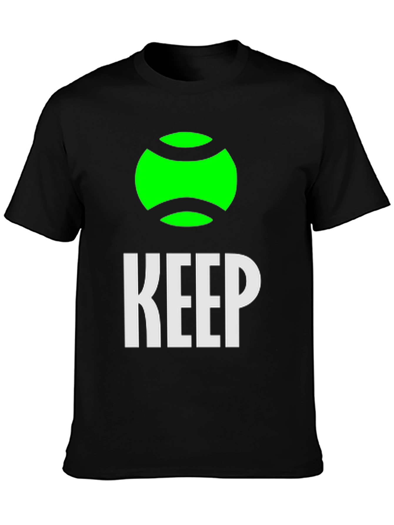 Keep Tennis Graphic T-Shirt - Sporty Style