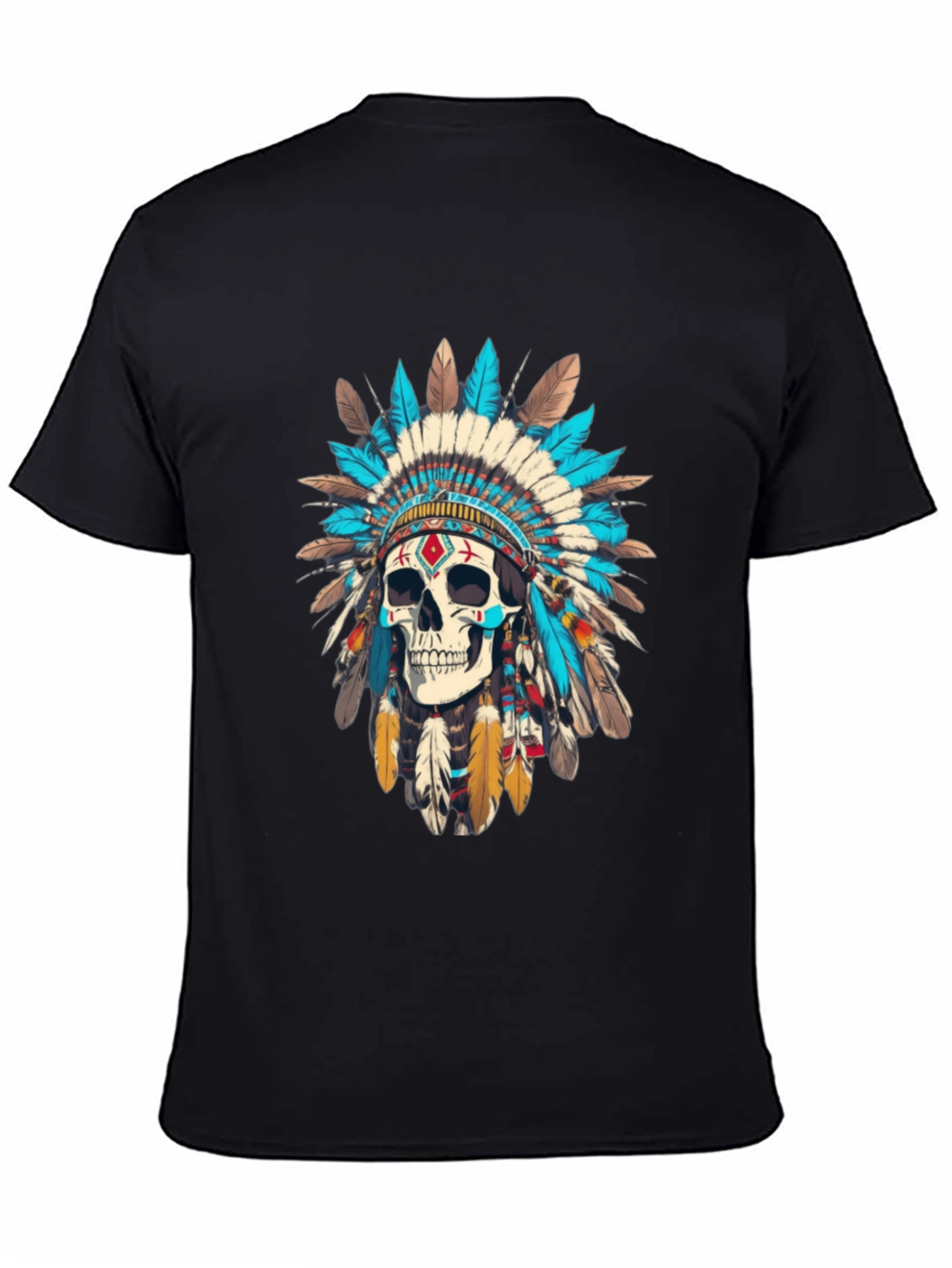 Skull Chief T-Shirt - Black