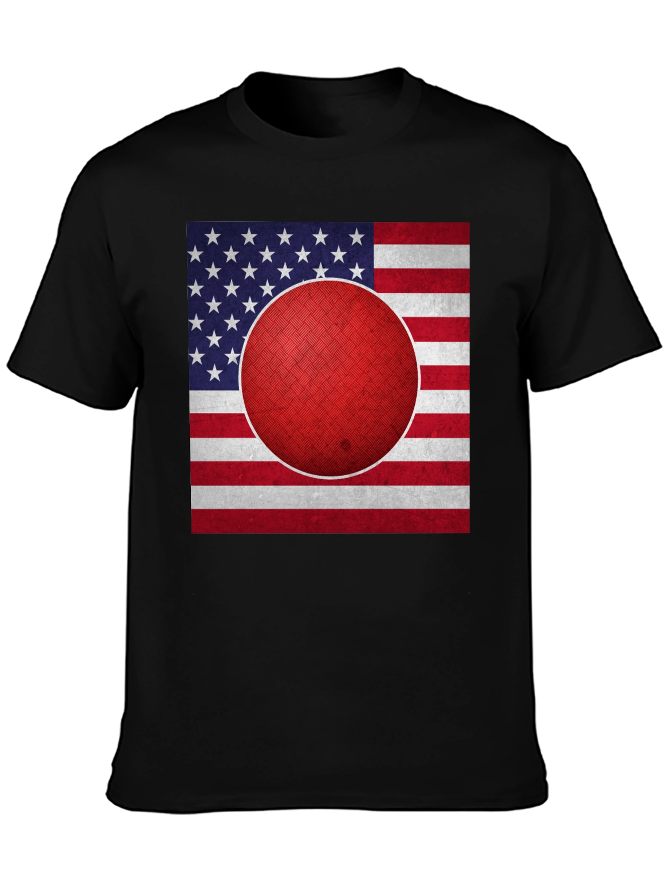 Dodgeball American Flag Graphic T-Shirt