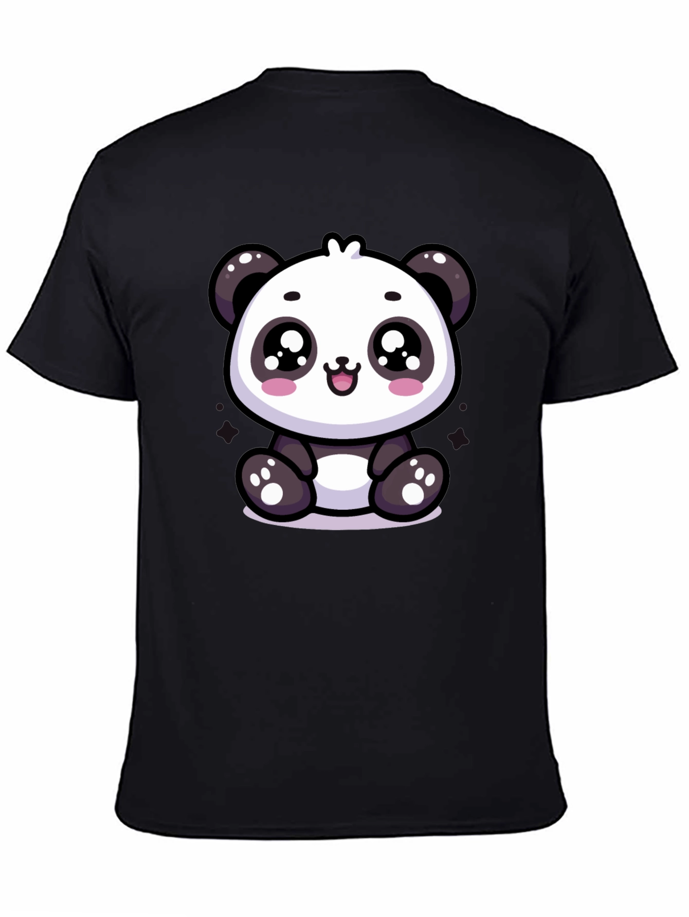 Cute Panda Graphic Tee - Soft Cotton Blend
