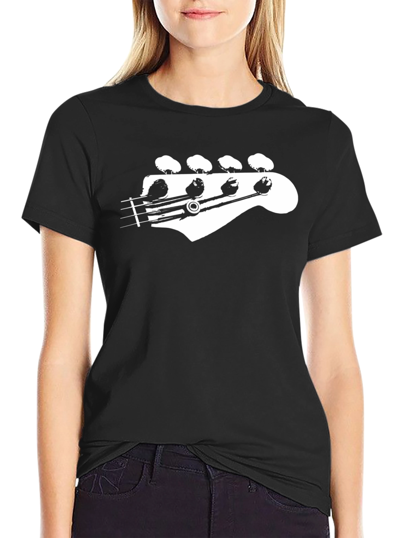 Guitar Headstock Graphic Tee - Musicians Essential